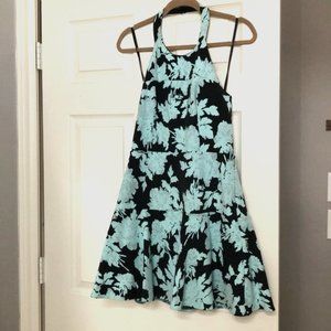 Parker |  Ruffle A-line Floral Halter Dress | Size XS | NWT